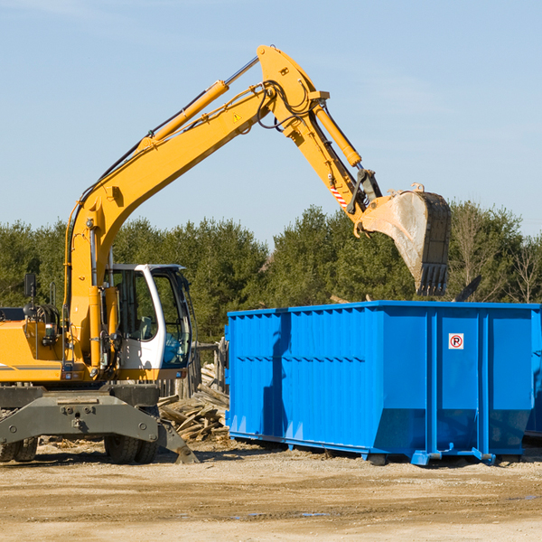 are there any restrictions on where a residential dumpster can be placed in Dorchester Illinois